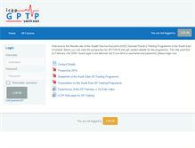 Tablet Screenshot of gptraining.ie